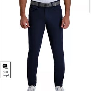 Blue Slim Fit Five Pocket Tech Pant
